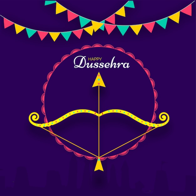 Gelukkige dussehra-achtergrond.