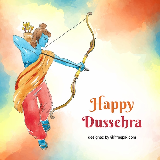 Gelukkige dussehra achtergrond