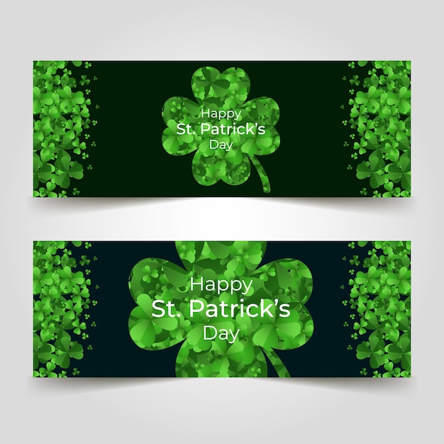 Vector gelukkige groene st. patrick's day accessoires feest feest elegant ontwerp grappig st. patrick