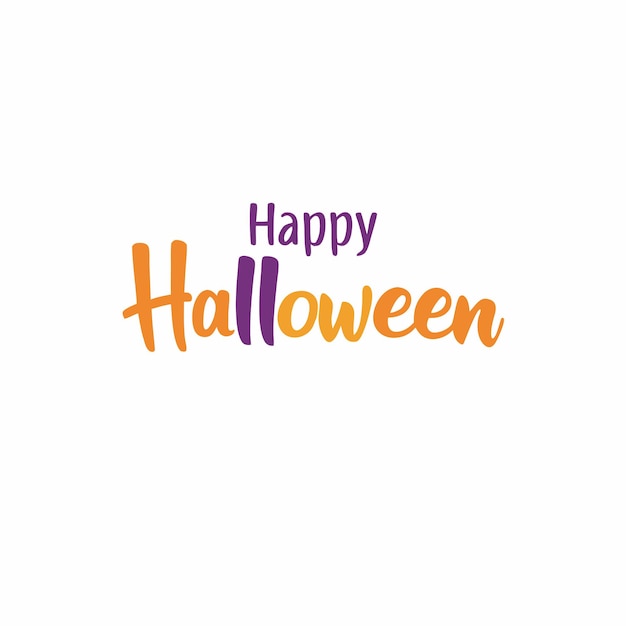 Gelukkige Halloween Typografie Illustratie