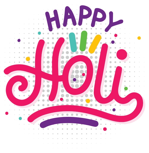 Gelukkige Holi Een kleurrijke en vreugdevolle feestviering