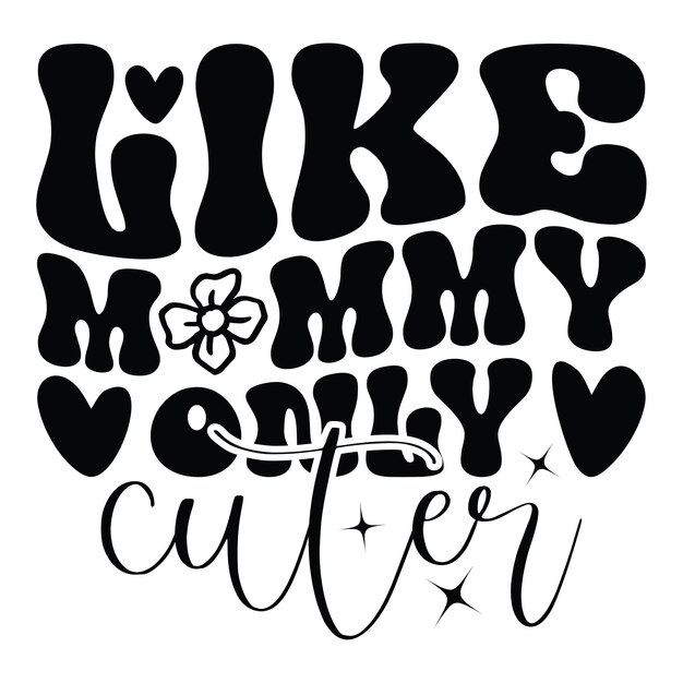 Gelukkige Moederdag T-shirt en SVG ontwerp Mama Mama SVG Quotes T-shirt ontwerp