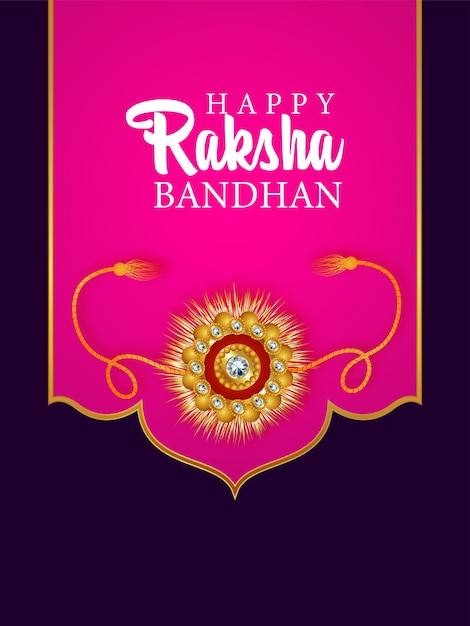 Gelukkige raksha bandhan Indiase traditionele festivalviering