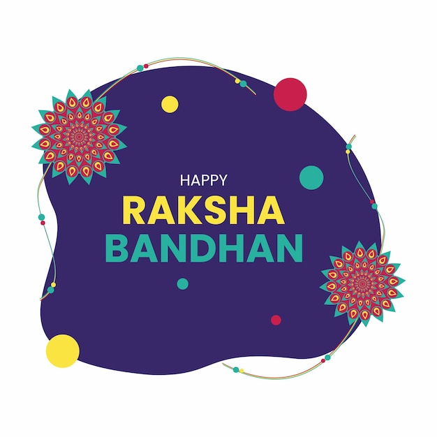 Gelukkige Raksha Bandhan Vector