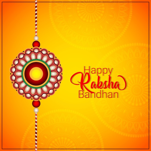 Gelukkige raksha bandhan viering achtergrond