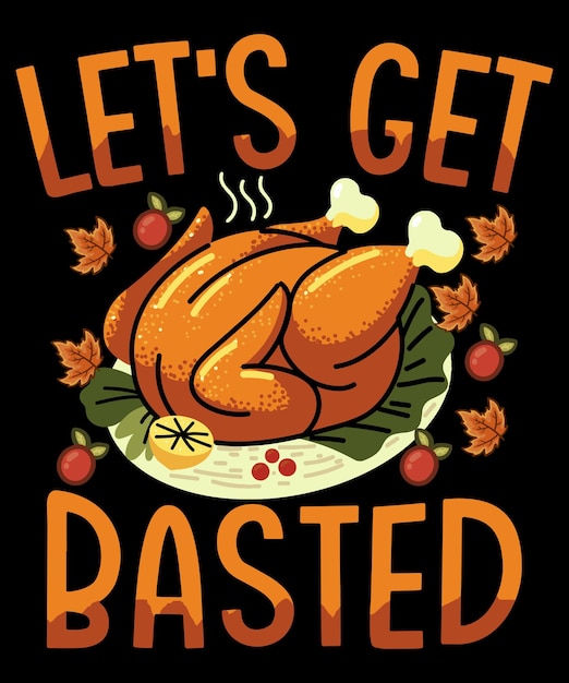 Vector gelukkige thanksgiving dag op maat afdruk op aanvraag vector t-shirt ontwerp