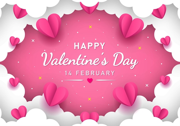 Gelukkige Valentijnsdag kaartje