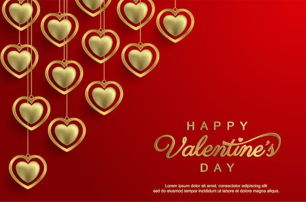 Gelukkige Valentijnsdag met realistische liefde
