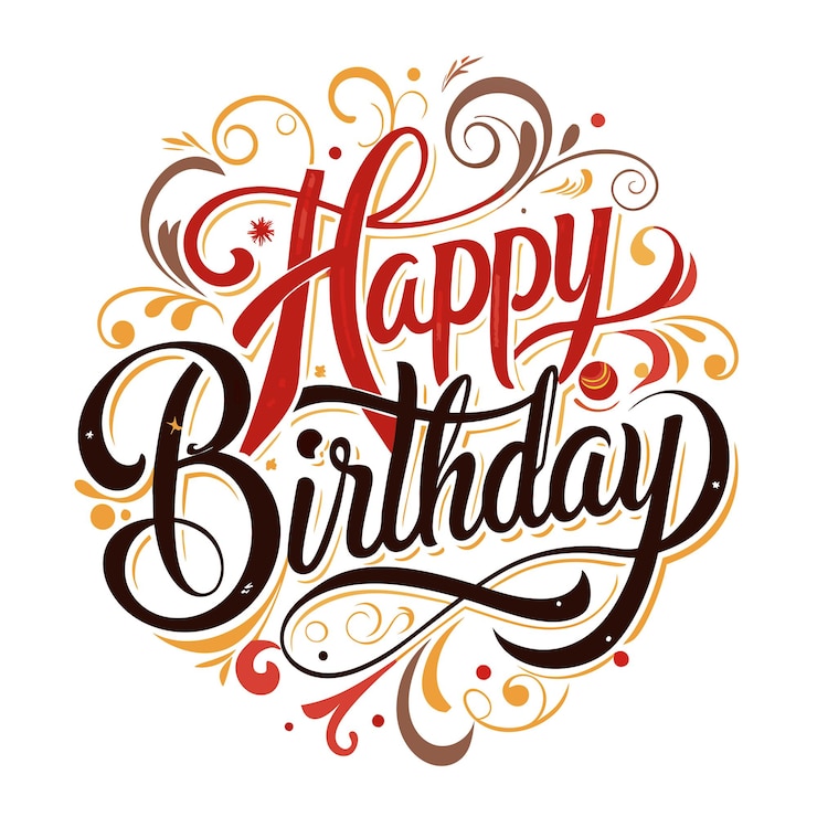 Vector gelukkige verjaardag begroeting typografie vector illustratie