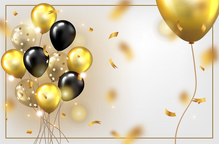 Vector gelukkige verjaardag evenement ballon