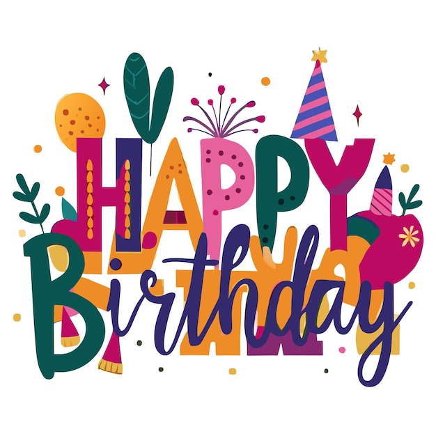 Gelukkige verjaardag Greeting card vector illustratie