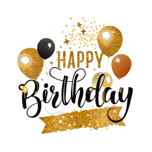 Gelukkige verjaardag Greeting card vector illustratie