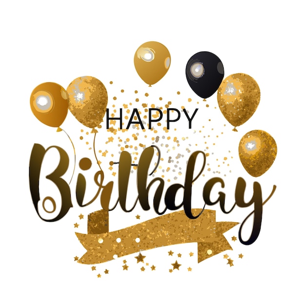 Gelukkige verjaardag Greeting card vector illustratie