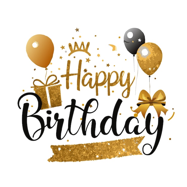 Gelukkige verjaardag Greeting card vector illustratie