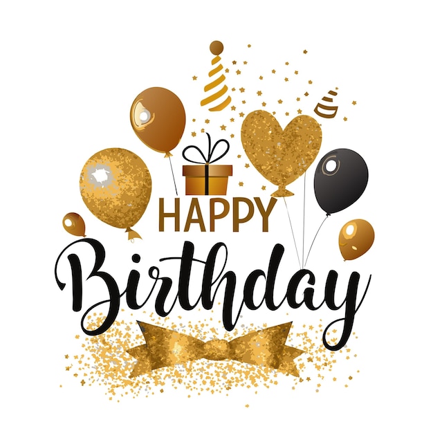 Gelukkige verjaardag Greeting card vector illustratie