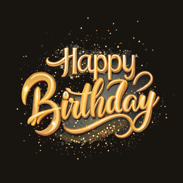 Gelukkige verjaardag Greeting card vector illustratie