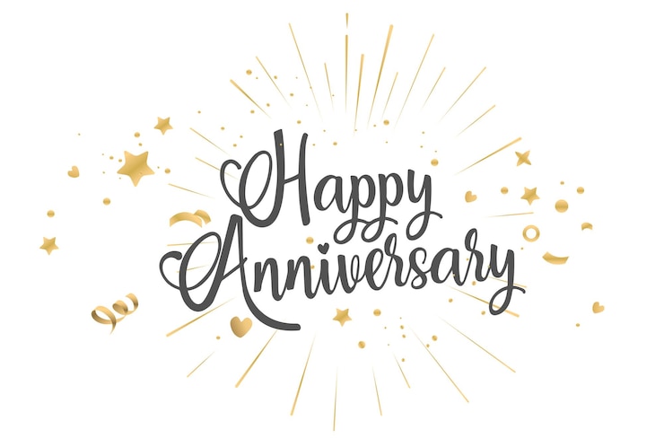 Vector gelukkige verjaardag lettering tekst banner lettering verjaardag met gouden feestelijke
