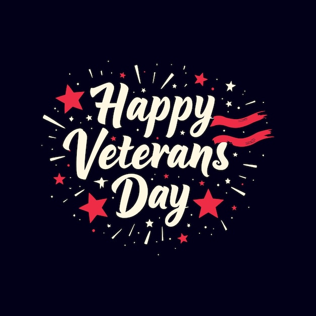Gelukkige veteranen dag t-shirt ontwerp