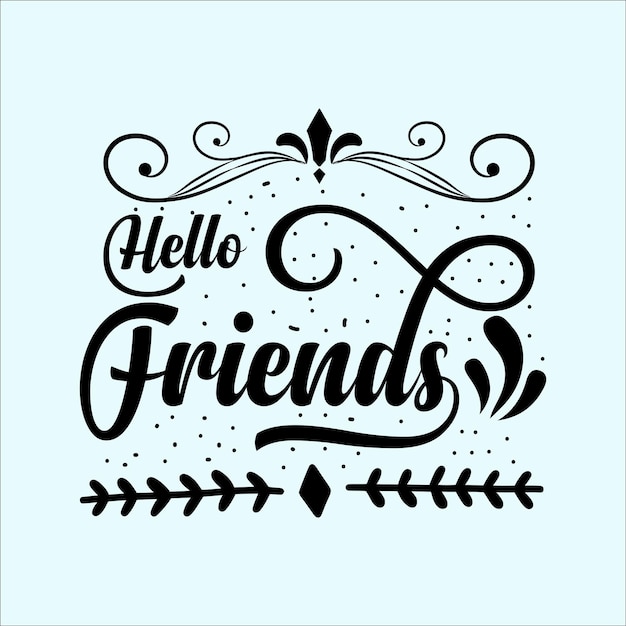 Gelukkige vriendschap dag t-shirt SVG typografie tshirt premium vector