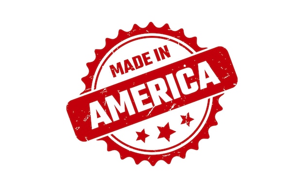 Gemaakt In Amerika Rubberstempel