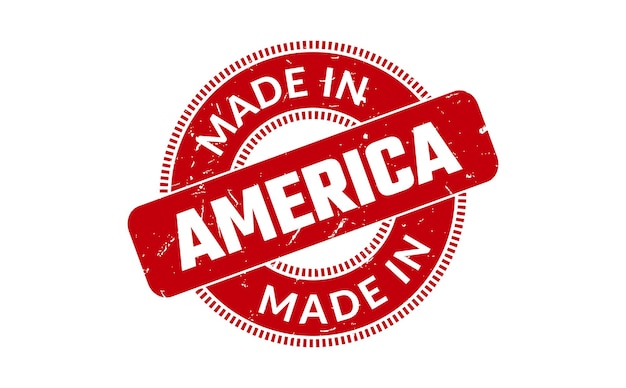 Gemaakt In Amerika Rubberstempel