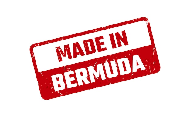 Gemaakt in Bermuda Rubber Stamp