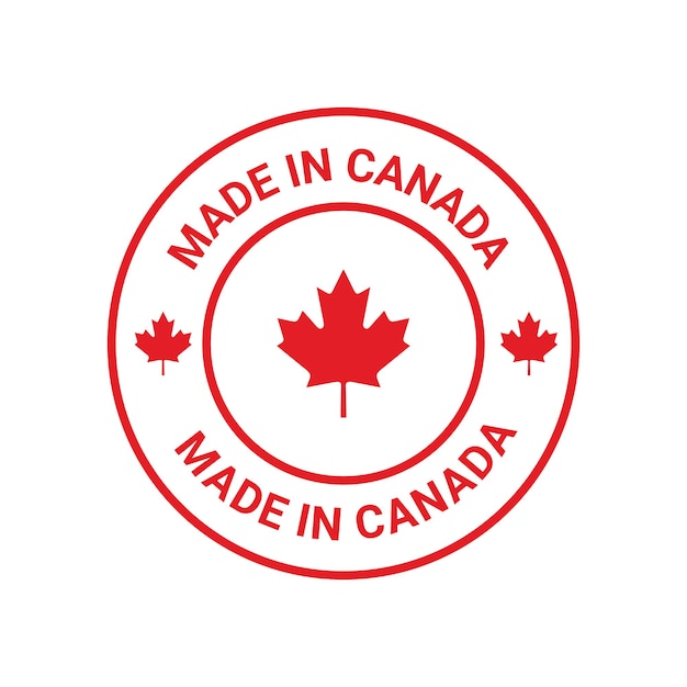 Gemaakt in Canada vector logo badge