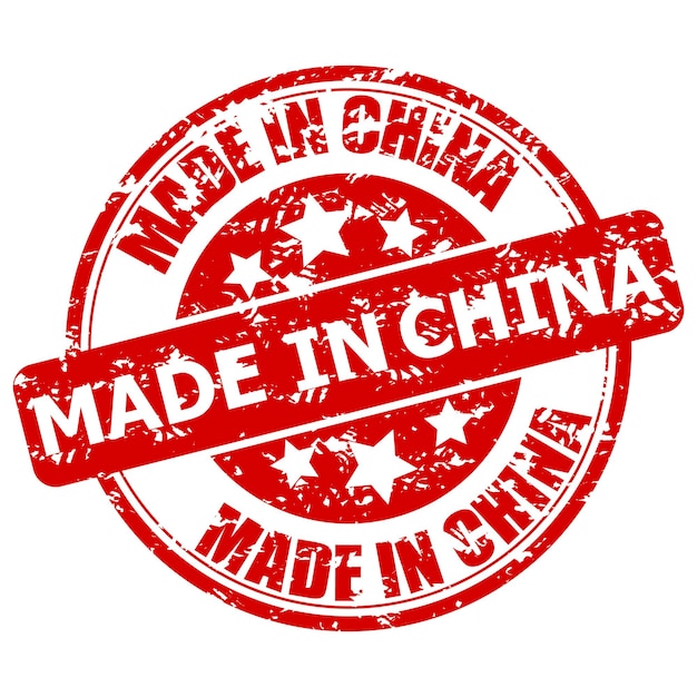Gemaakt in china rubber stempel gefabriceerd item