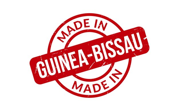 Gemaakt In Guinee-Bissau Rubberstempel