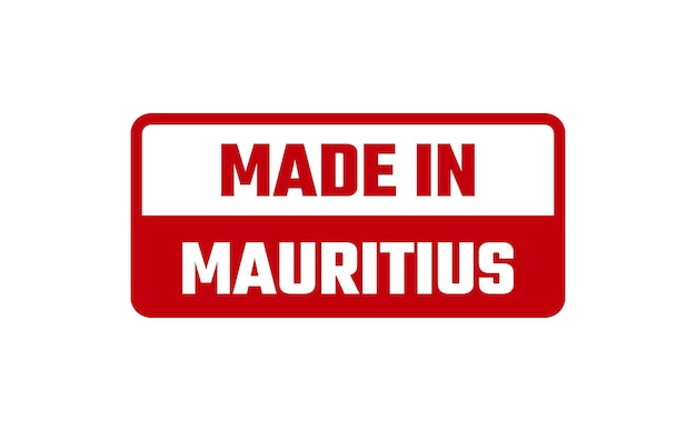 Gemaakt In Mauritius Rubberstempel