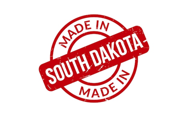 Gemaakt in South Dakota-stempel