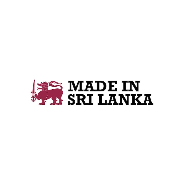 Gemaakt in Sri Lanka symbool pictogram vector