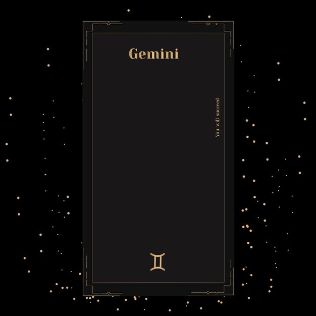 Gemini Signs Zodiac Background Prachtige vectorafbeeldingen in het midden van een sterrenstelsel