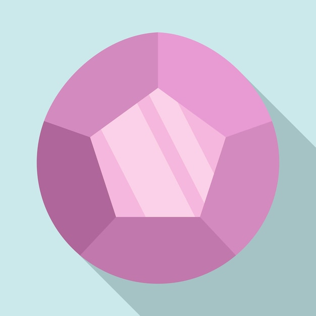 ベクトル 宝石アイコン web デザインのための宝石ベクトル アイコンのフラットの図