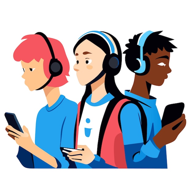 Gen Z in Simple Illustrations