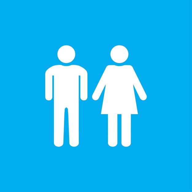 gender icons vector design template