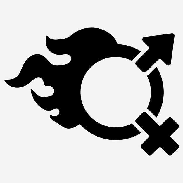 性別イラストロゴ