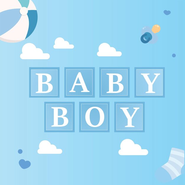 Gender reveal invitation baby boy cute party baby shower birthday symbols announcement