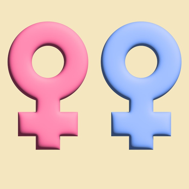 Gender sign of man and woman