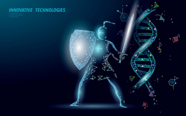 Gene therapy DNA chemical molecule structure l.