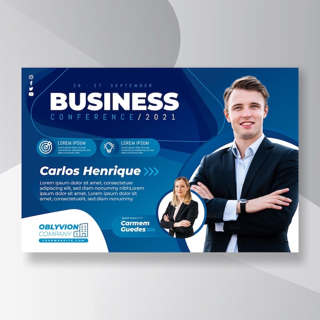 Vector general business banner