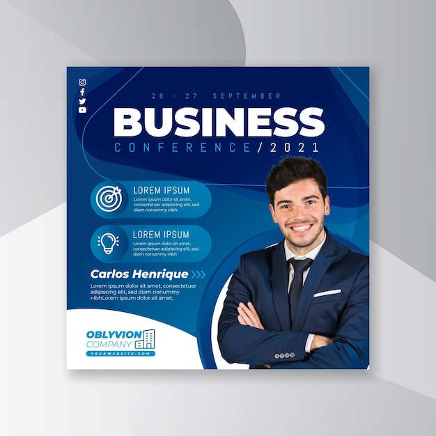 General business flyer square