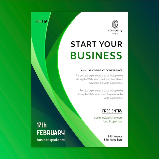 General business flyer template