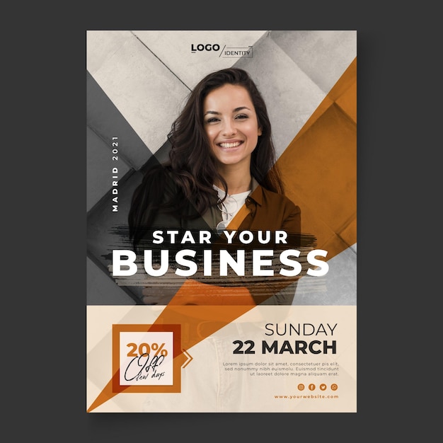 General business flyer vertical