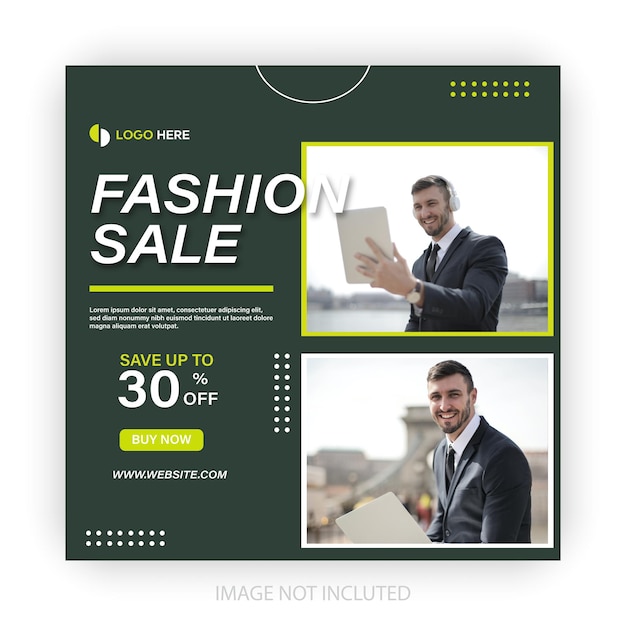 General business social media post template