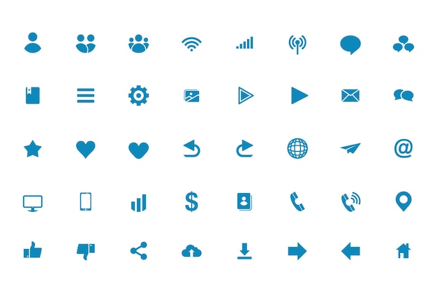 Vector general icon collection