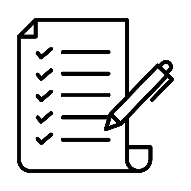 General Terms Icon outline set sign