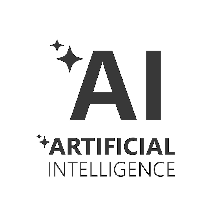 Vector generate ai artificial intelligence logo ai logo concept