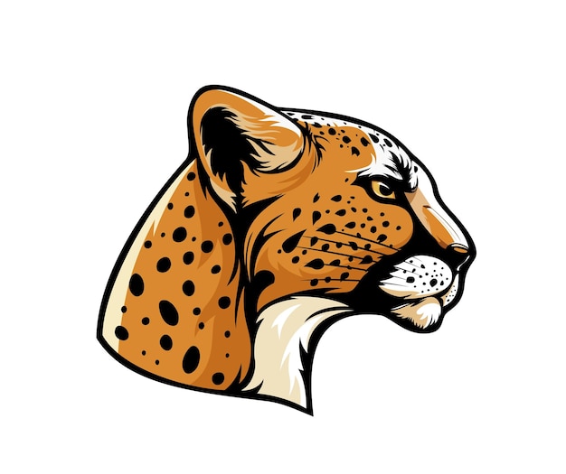 Generatieve ai cheetah dier mascotte Ai gegenereerd personage belichaamt snelheid behendigheid en gratie boeiend met zijn slanke gevlekte vacht zijn felle en geestdriftige aanwezigheid inspireert teams met energie