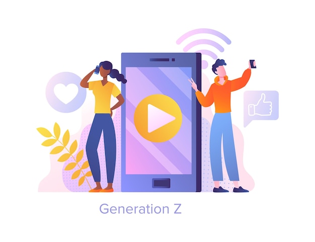 Vector generation z concept